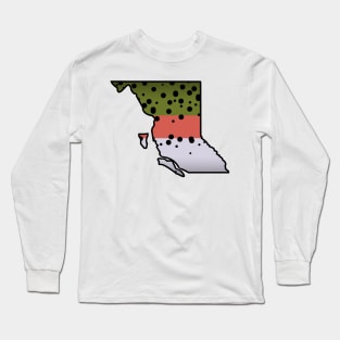 British Columbia Rainbow Trout Long Sleeve T-Shirt